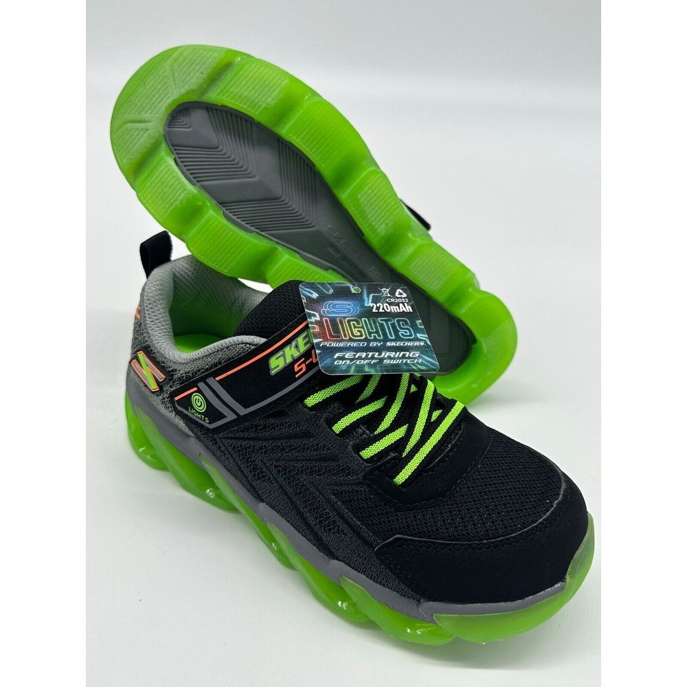 Skechers Lights Kids Size 3‎ 400130L/BKLM